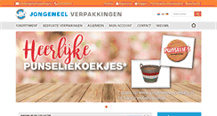 Desktop Screenshot of jongeneelverpakking.nl