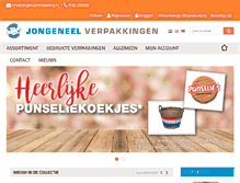 Tablet Screenshot of jongeneelverpakking.nl
